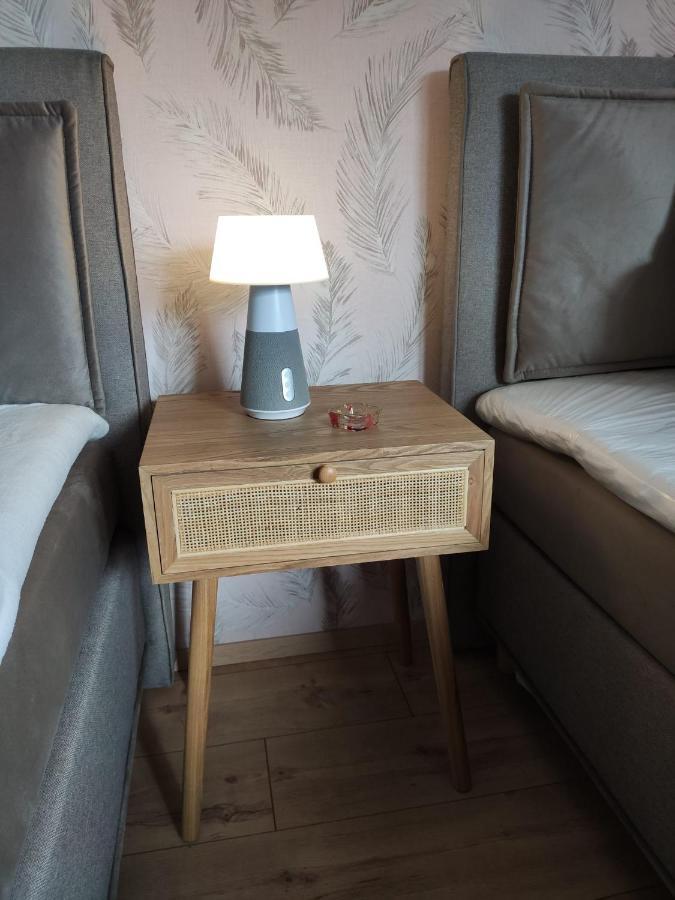 Ferienhaus Blaue Blume Mit 11 Kw Ladestation, Kamin, Terrasse, Eingezaeuntem Garten, Sauna, Wlan, Netflix, 2 Hunde Willkommen! Güntersberge Exterior foto